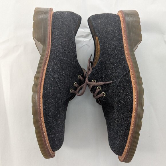 Dr. Martens Farrah 1461 Oxford Black with Gold Glitter | UK 5 / US 7 - Picture 3 of 9